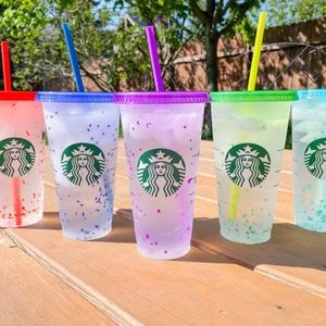 STARBUCKS COLOR CHANGING COLD CUPS